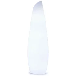 Newgarden LED-Akku-Stehlampe Fredo, weiß, Kunststoff, 140 cm