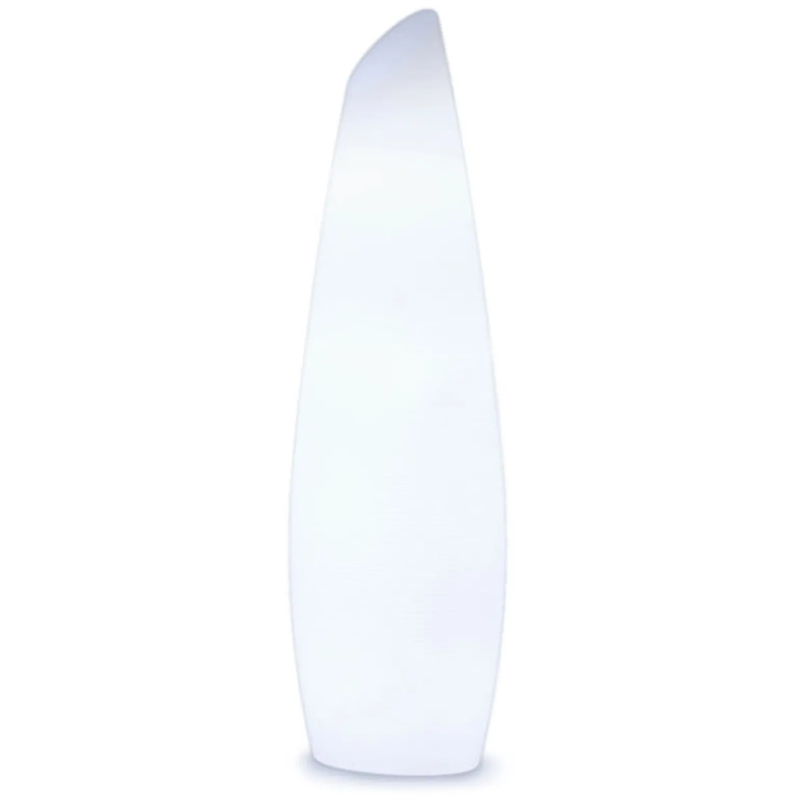 Newgarden LED-Akku-Stehlampe Fredo, weiß, Kunststoff, 140 cm