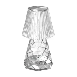 Newgarden LED-Tischlampe Lola 12 Lux, Batterie, transparent