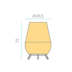 Newgarden Saona LED-Stehlampe mit Kabel