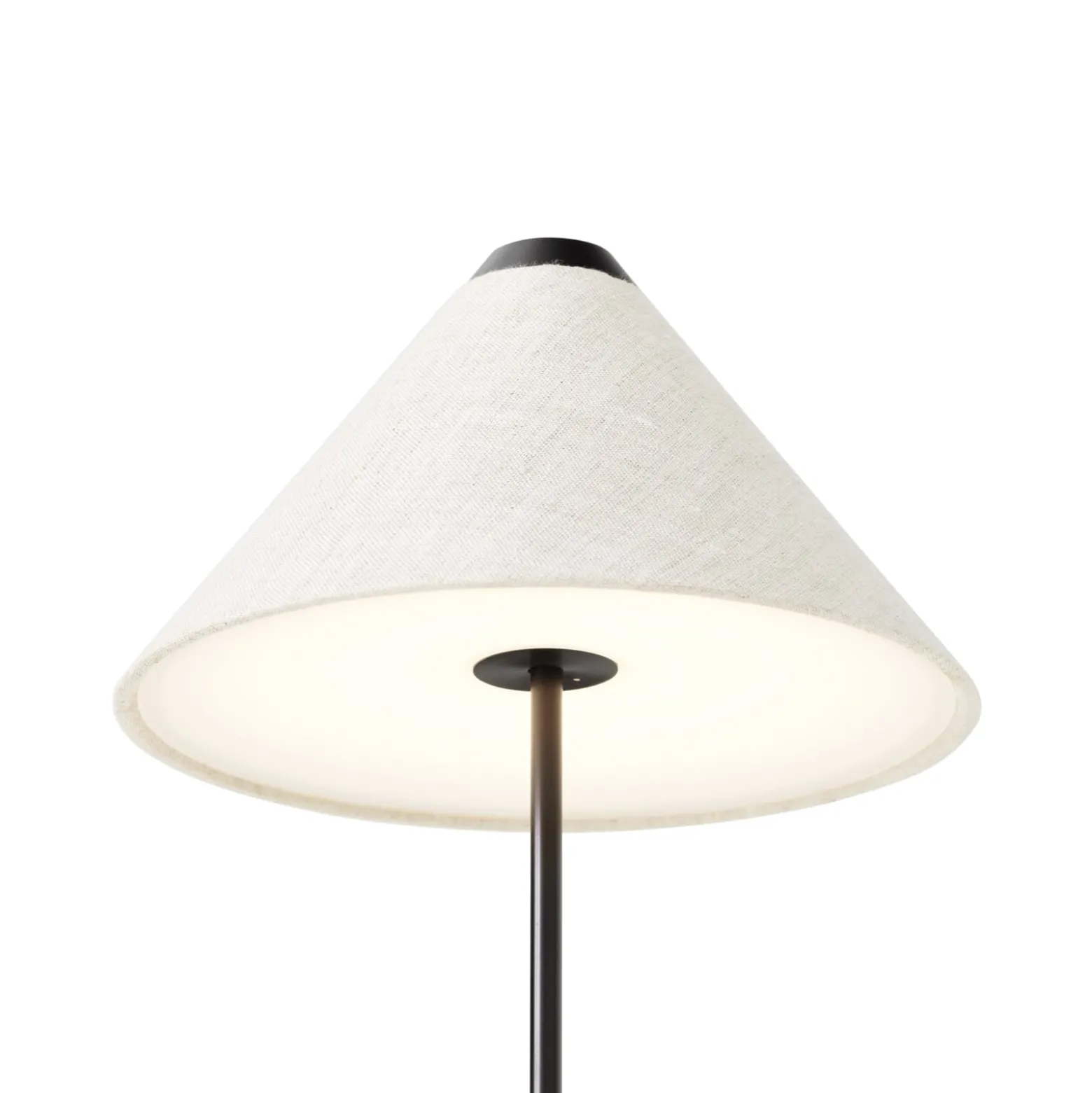 New Works Brolly Akku-Tischleuchte IP44 weiß