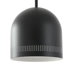NOLA Hängeleuchte Oura, Ø 25 cm, schwarz, Eisen, E27