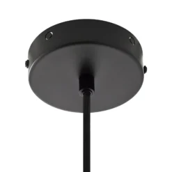 NOLA Hängeleuchte Oura, Ø 25 cm, schwarz, Eisen, E27