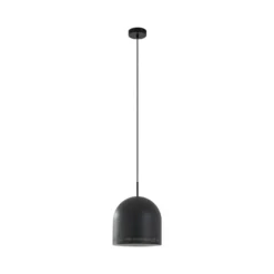 NOLA Hängeleuchte Oura, Ø 25 cm, schwarz, Eisen, E27