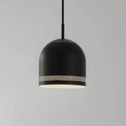 NOLA Hängeleuchte Oura, Ø 15 cm, schwarz, Eisen, E27