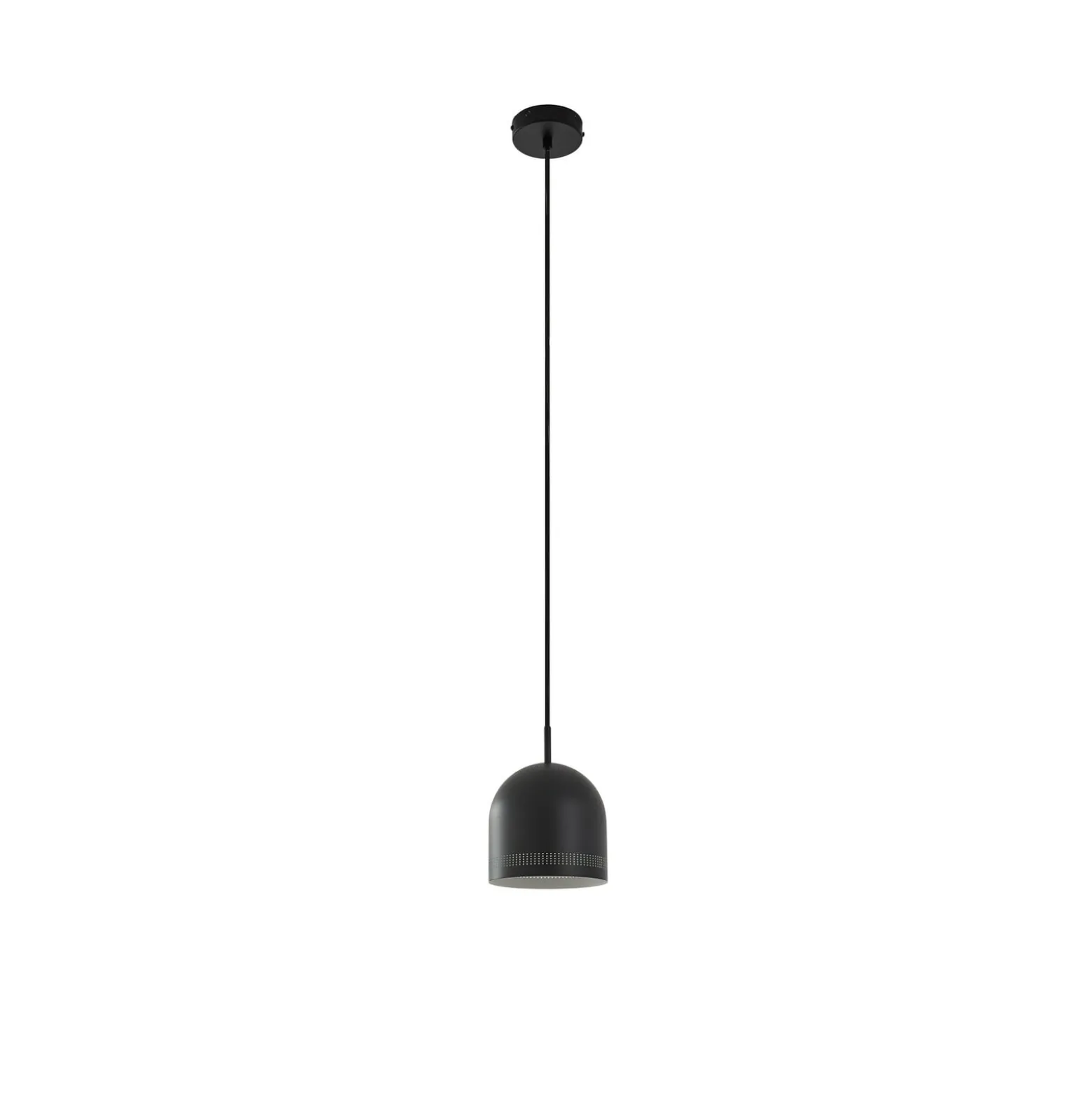 NOLA Hängeleuchte Oura, Ø 15 cm, schwarz, Eisen, E27