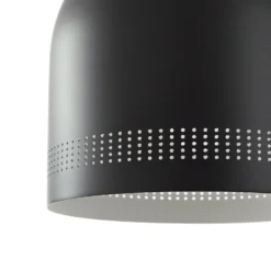NOLA Hängeleuchte Oura, Ø 15 cm, schwarz, Eisen, E27