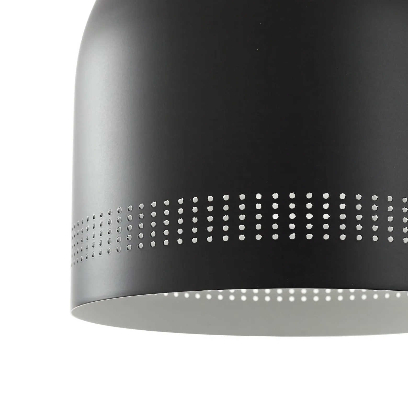 NOLA Hängeleuchte Oura, Ø 15 cm, schwarz, Eisen, E27