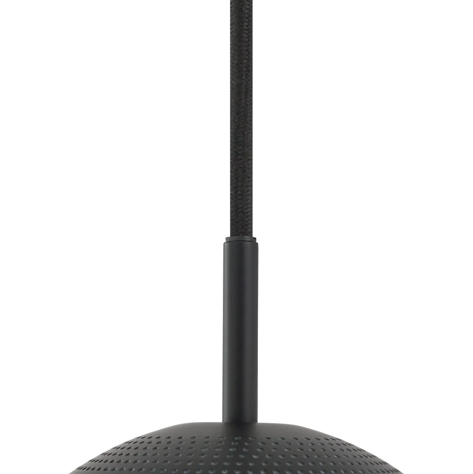 NOLA Hängeleuchte Oura, Ø 15 cm, schwarz, Eisen, E27