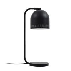 NOLA Tischleuchte Oura, schwarz, Höhe 45 cm, Eisen, E14