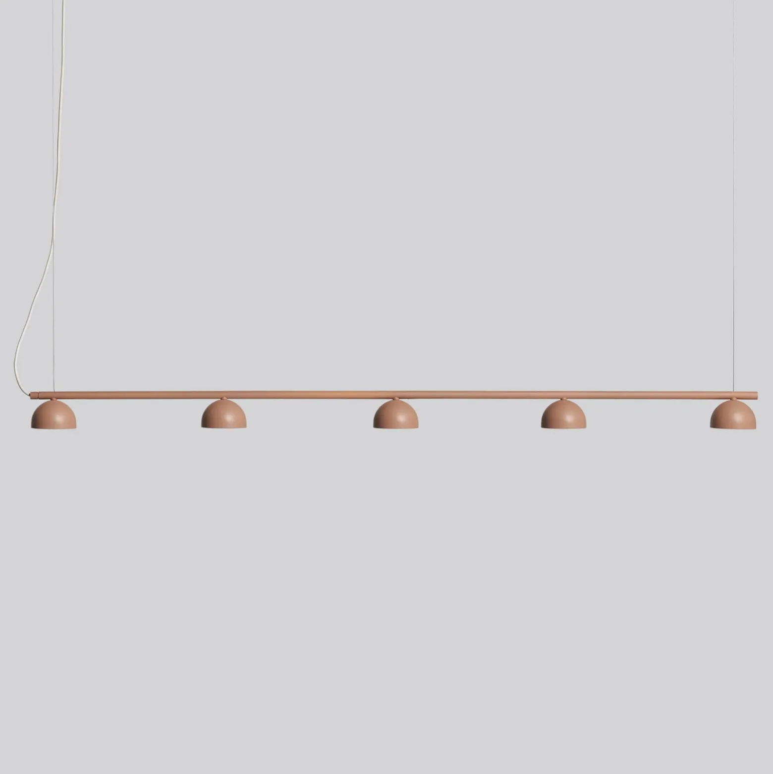 Northern Blush LED-Hängeleuchte, 5-flg., beige