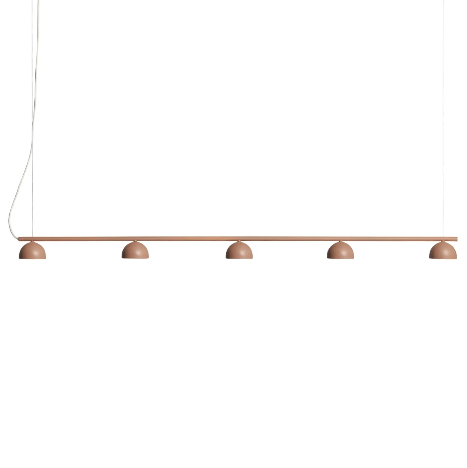 Northern Blush LED-Hängeleuchte, 5-flg., beige