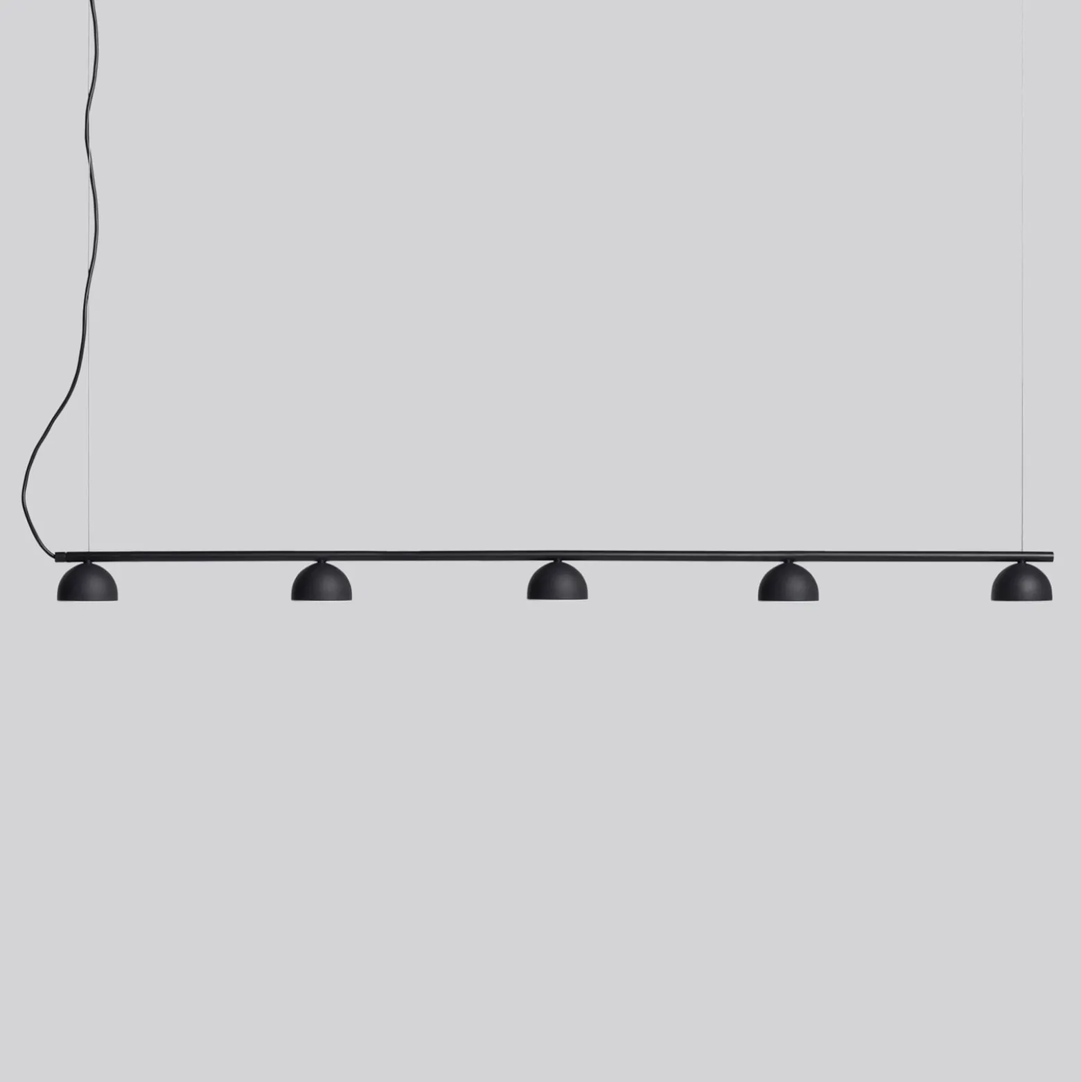 Northern Blush LED-Hängeleuchte, 5-flg., schwarz