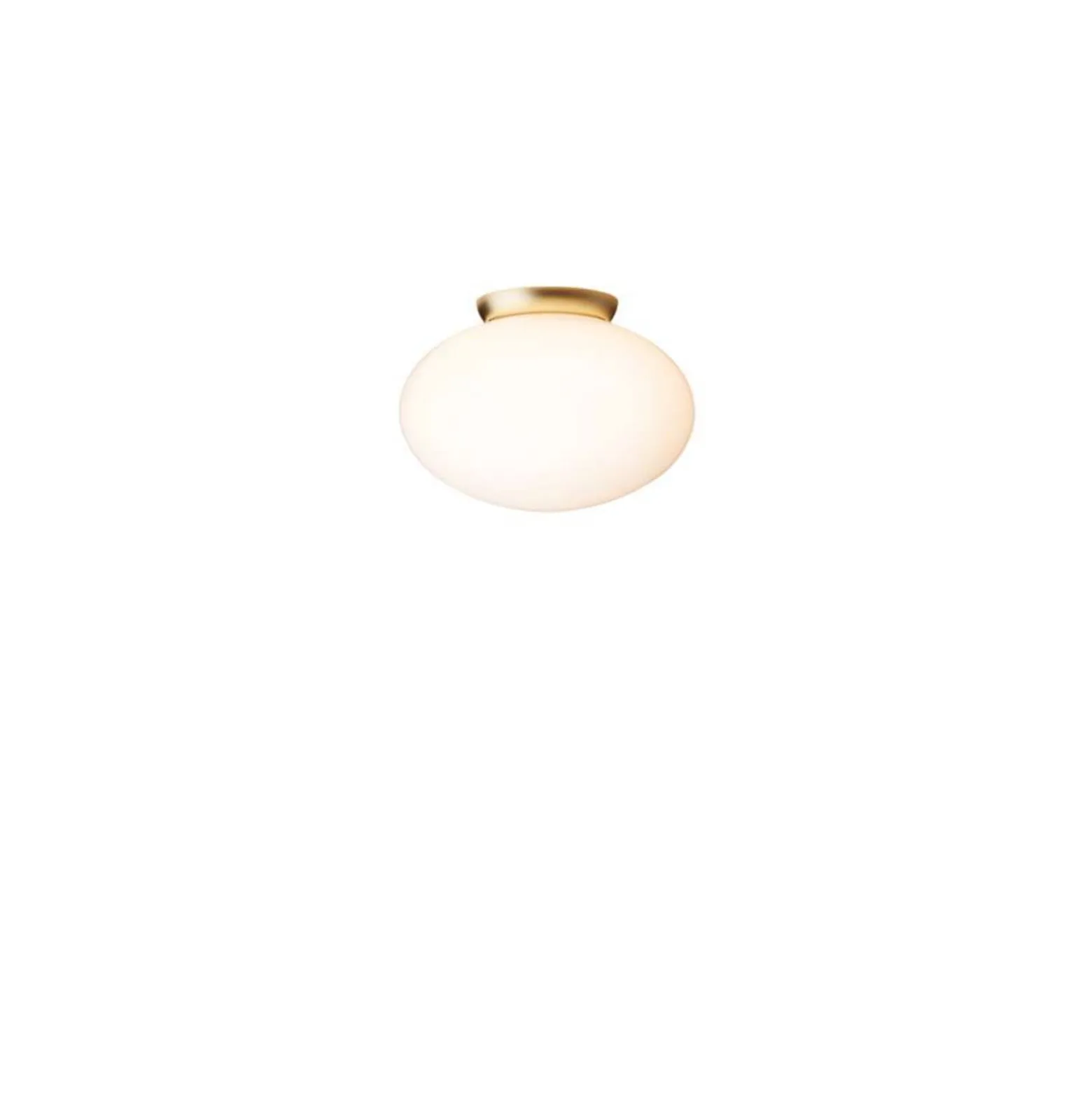 Nuura Deckenleuchte Rizzatto 301, Ø 30 cm messingfarben/opal