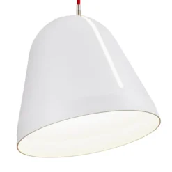 Nyta Tilt Pendelleuchte, Kabel 3m rot, weiß