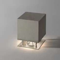 OLEV Cemento LED-Sockelleuchte mit Lautsprecher