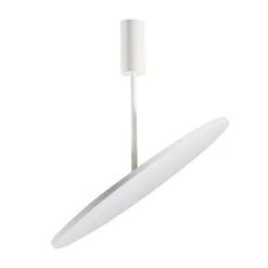 OLEV LED-Deckenlampe FLUENTIS, weiß, Ø 54 cm, Metall 2.700 K