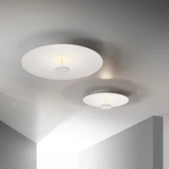 OLEV LED-Deckenlampe OVERFLY PLUS, weiß, Ø 75 cm, Metall 927