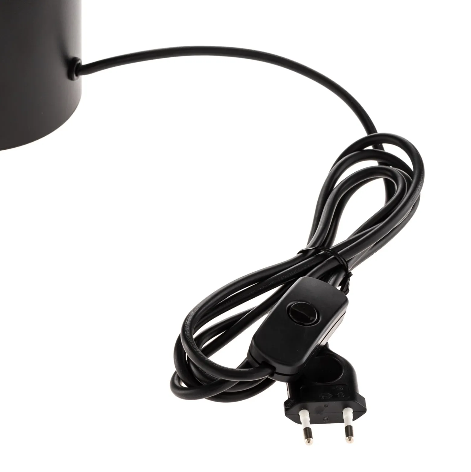 Oluce Cylinda LED-Tischleuchte schwarz-gold