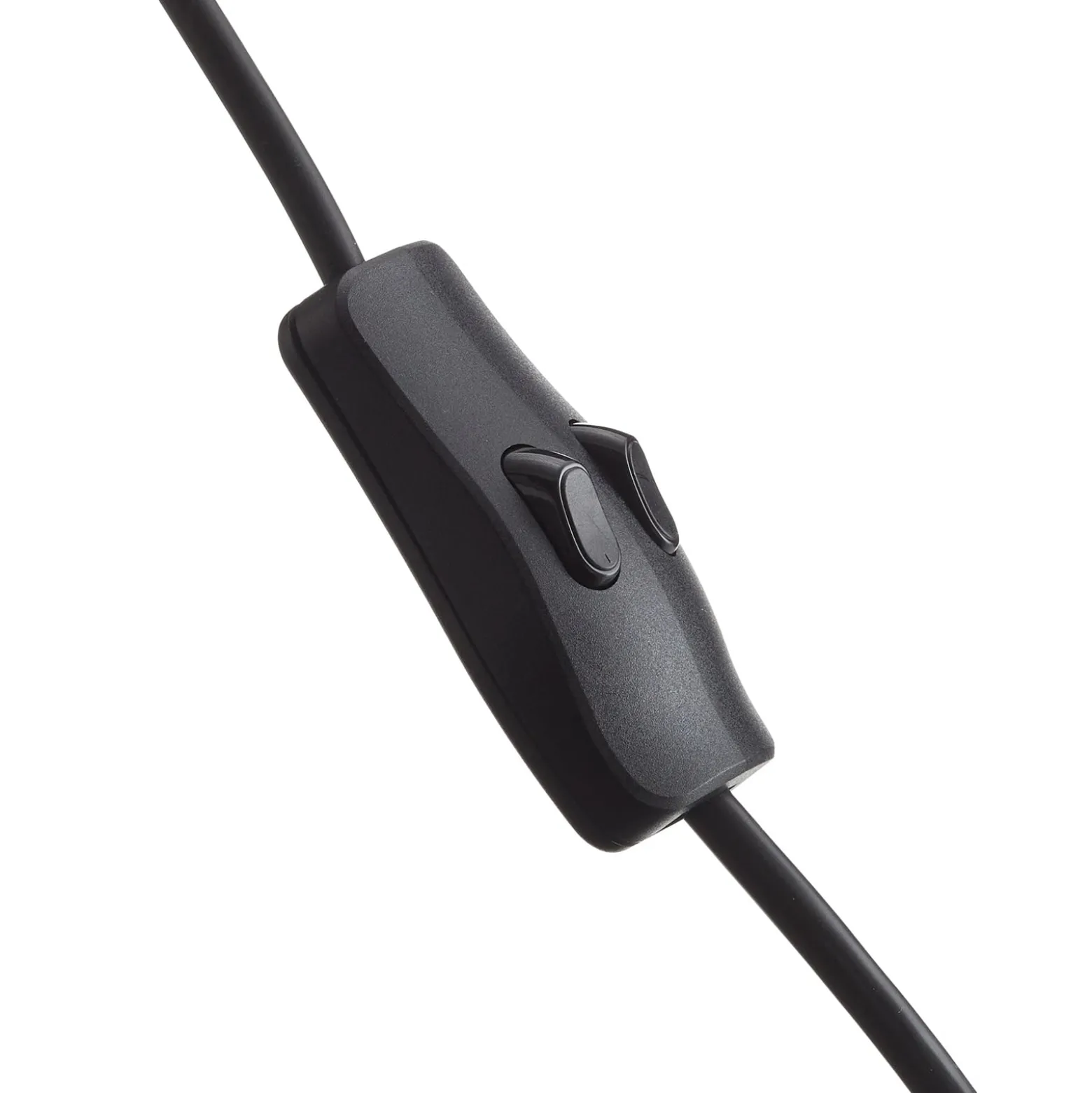 Oluce Tischleuchte Atollo, schwarz, Alu, Ø 25 cm