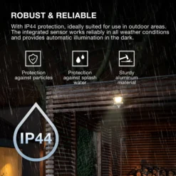 OSRAM Außenstrahler ENDURA FLOOD, grau, Sensor 30 W 840 IP44