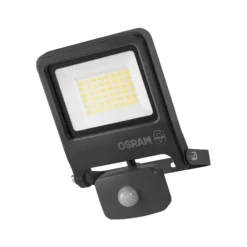 OSRAM Außenstrahler ENDURA FLOOD, grau, Sensor 30 W 840 IP44
