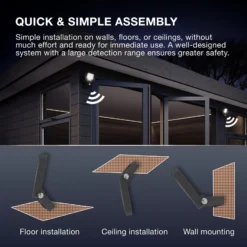 OSRAM Außenstrahler ENDURA FLOOD, weiß, Sensor 30 W 830 IP44