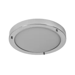 OSRAM Deckenlampe BATHROOM, chrom, Ø 31 cm, Metall/Glas IP44