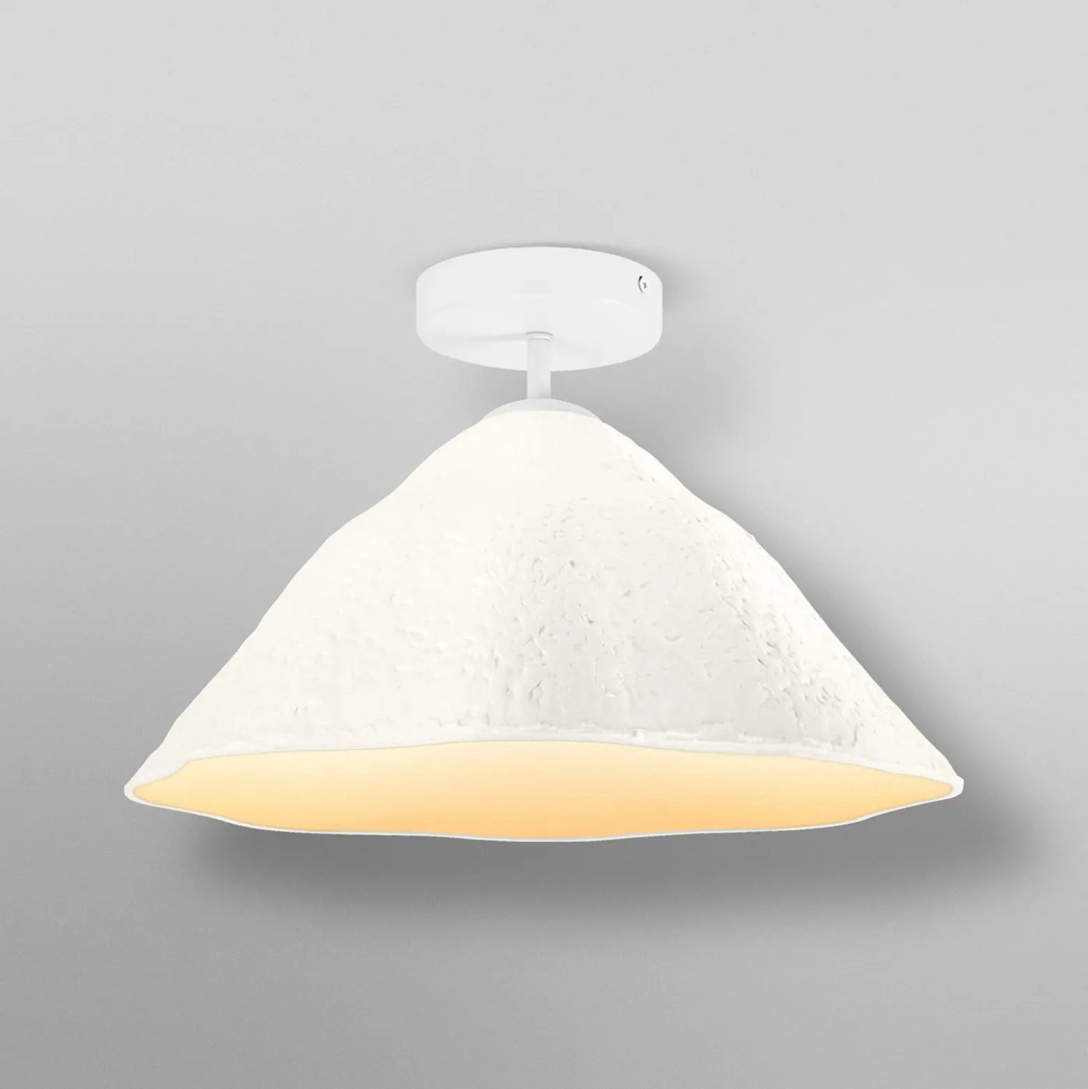 OSRAM Deckenlampe Decor Lotus Leaf, 1-fl., weiß, Papier, E27