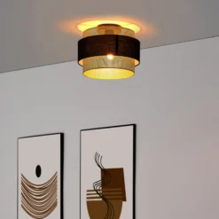 OSRAM Deckenleuchte Decor Hornet, 1-flammig, schwarz/gold