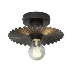 OSRAM Deckenleuchte Decor Plissee, grau, Stahl, E27