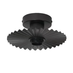 OSRAM Deckenleuchte Decor Plissee, grau, Stahl, E27