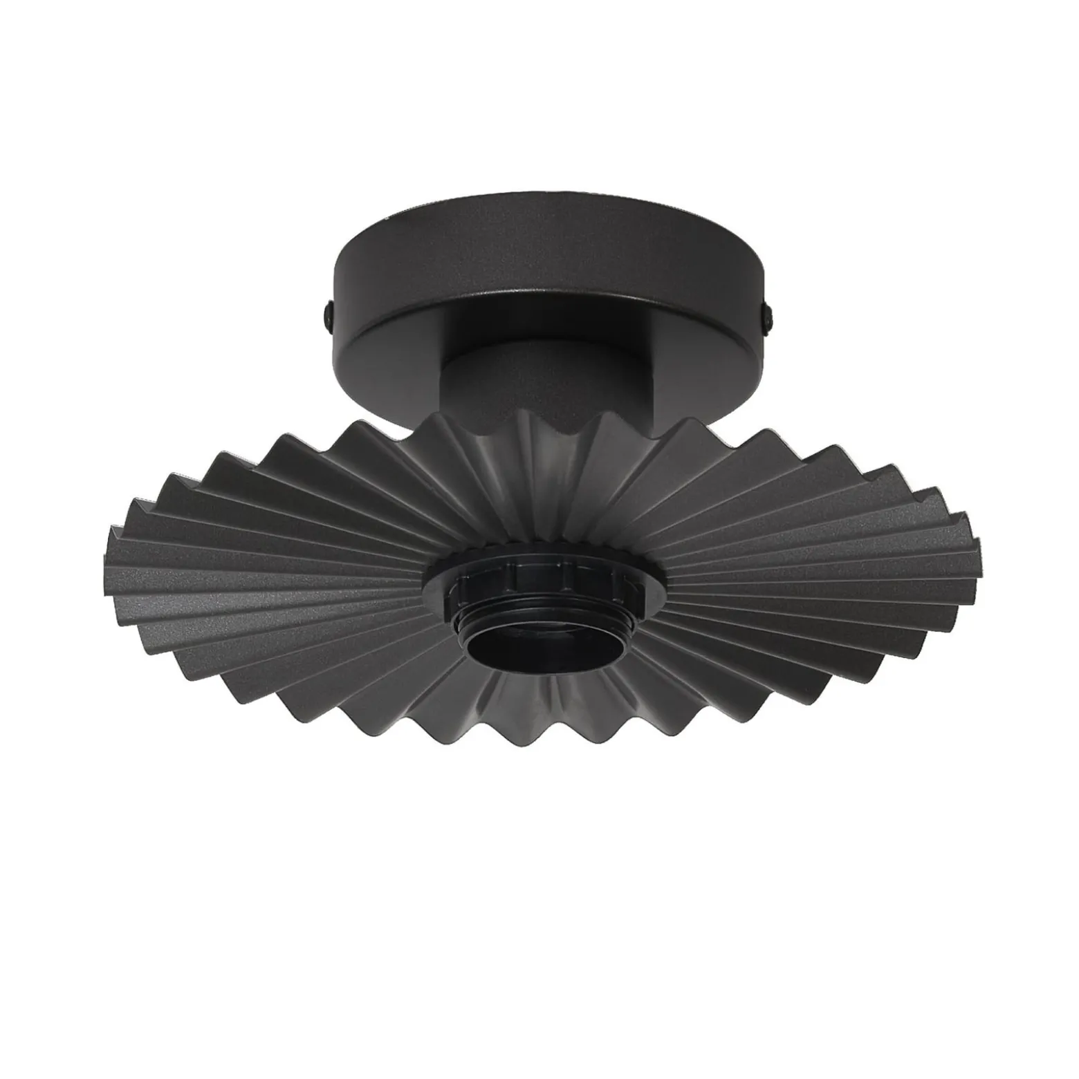 OSRAM Deckenleuchte Decor Plissee, grau, Stahl, E27