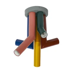 OSRAM Deckenleuchte Decor Straw, 5-fl., Stahl, bunt, E27