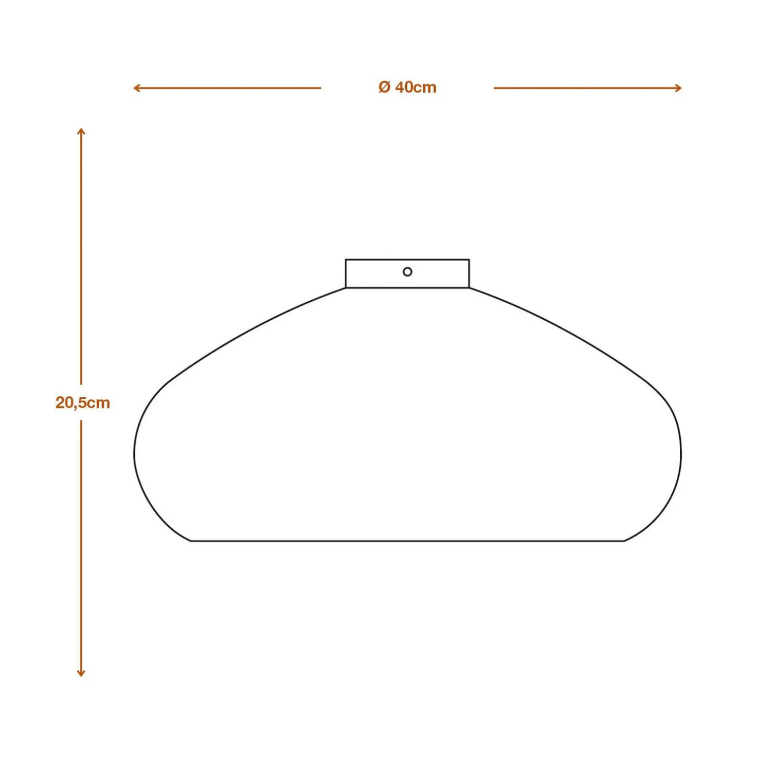 OSRAM Deckenleuchte DROP, braun, Ø 40 cm, Wellpappe, E27