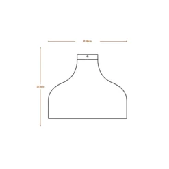 OSRAM Deckenleuchte HAT, braun, Ø 36 cm, Wellpappe, E27