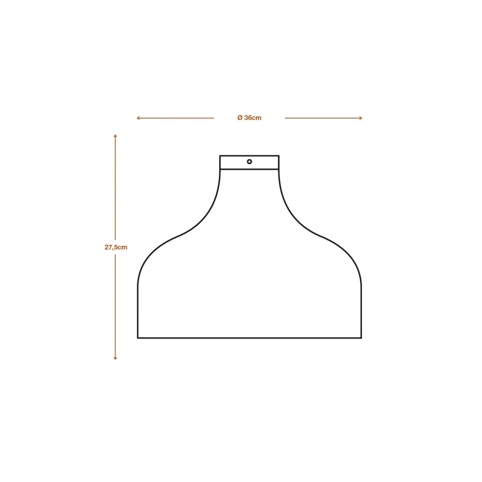 OSRAM Deckenleuchte HAT, braun, Ø 36 cm, Wellpappe, E27