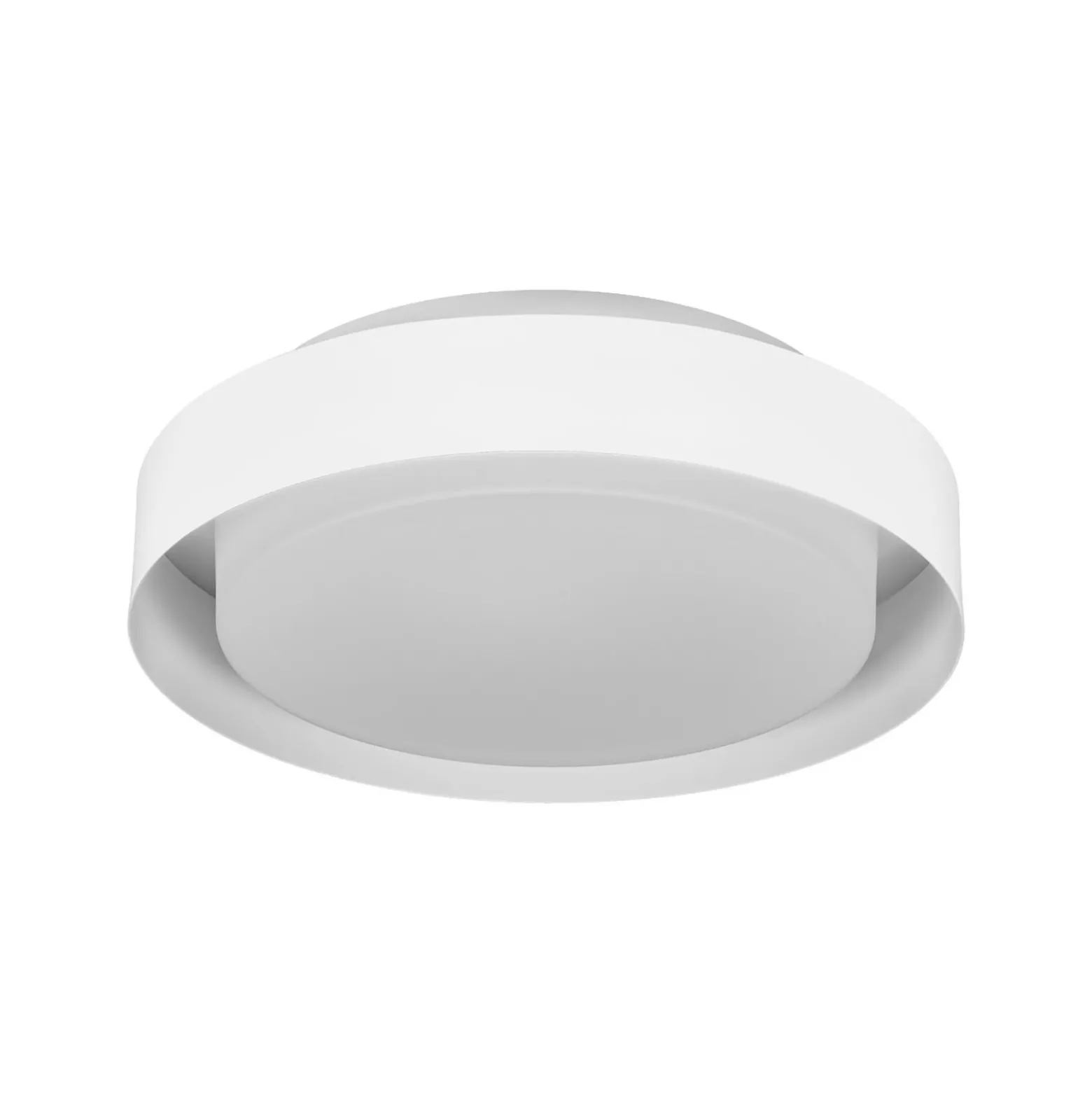 OSRAM Deckenleuchte ORBIS MADRID, weiß, Ø 29 cm, Metall/Glas