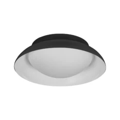 OSRAM Deckenleuchte ORBIS MILAN, schwarz Ø 31 cm Metall/Glas