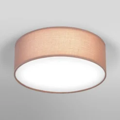 OSRAM Deckenleuchte ORBIS PARIS, braun, Ø 30 cm, Textil, E27