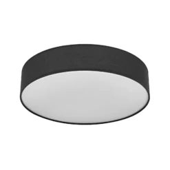 OSRAM Deckenleuchte ORBIS PARIS, schwarz, Ø 48 cm Textil E27