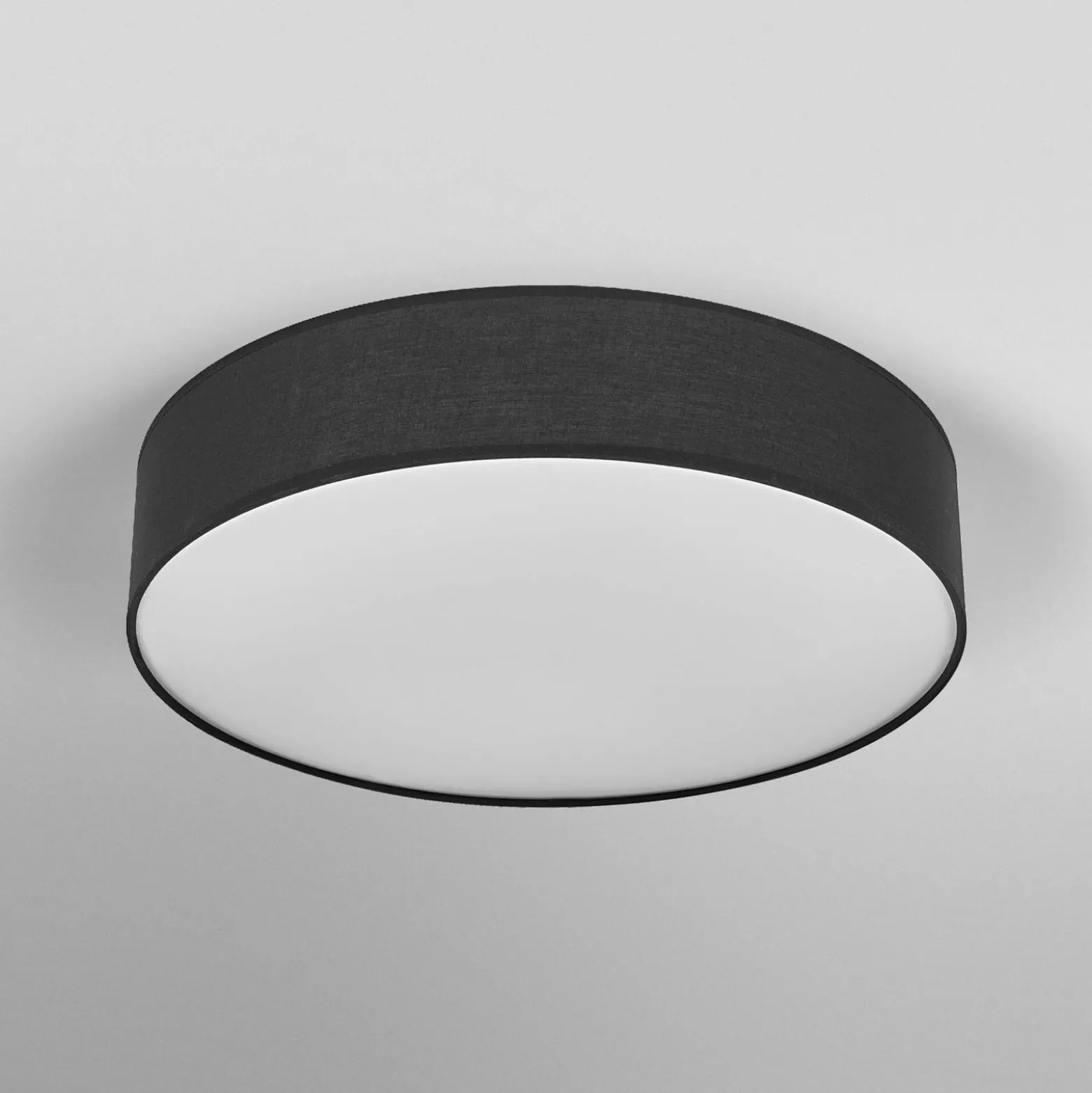 OSRAM Deckenleuchte ORBIS PARIS, schwarz, Ø 48 cm Textil E27