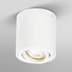 OSRAM Deckenstrahler ROUND, weiß, Ø 8 cm, Metall, GU10