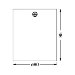 OSRAM Deckenstrahler SQUARE, schwarz, 8 x 8 cm, Metall, GU10