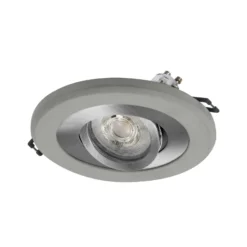 OSRAM Einbauspot, beton hell/nickel, Ø 12 cm, GU10-LED