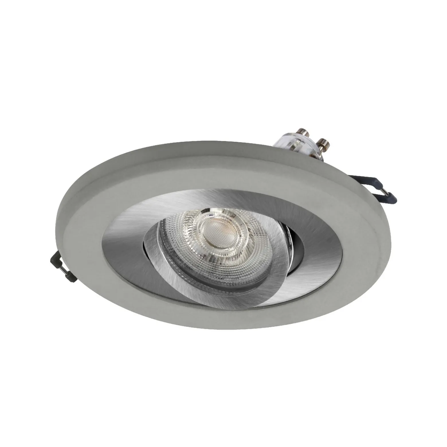 OSRAM Einbauspot, beton hell/nickel, Ø 12 cm, GU10-LED