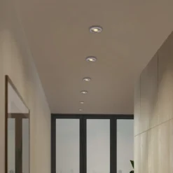 OSRAM Einbauspot, beton hell/nickel, Ø 12 cm, GU10-LED