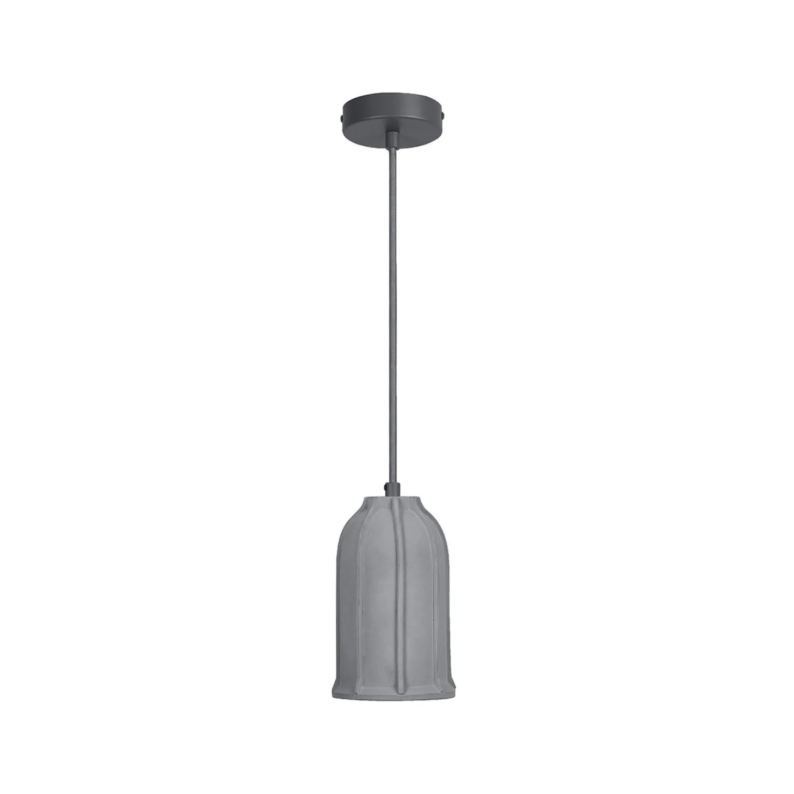 OSRAM Hängelampe CONCRETE SIM, grau, Ø 12 cm, Beton, E27