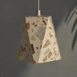 OSRAM Hängelampe Decor Gleam Box, Terrazzo, beige, E27