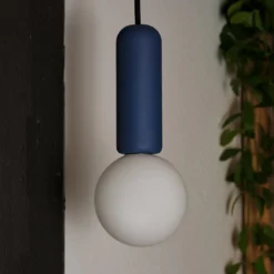 OSRAM Hängeleuchte Decor Concrete Mic, blau, Beton, G9